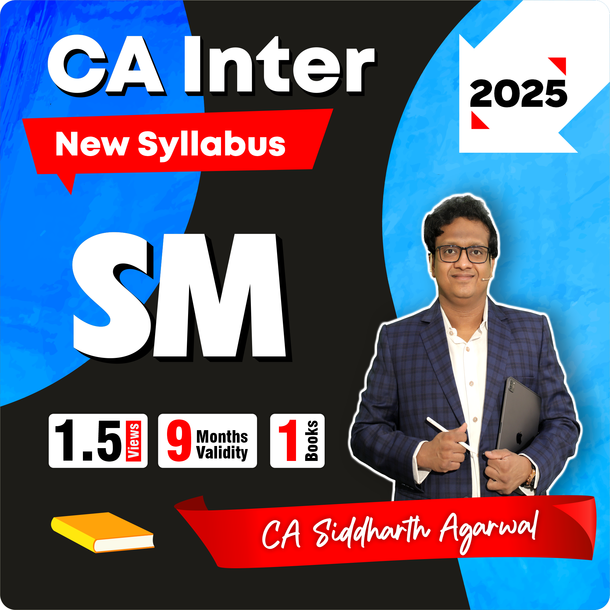 CA Inter SM New Syllabus 2025 Siddharth Agarwal Classes